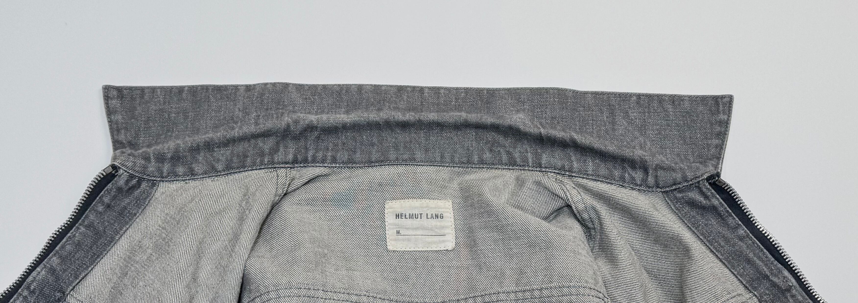c.1998–1999 HELMUT LANG DENIM ZIP JACKET ( size 50 ) | Daily Dress
