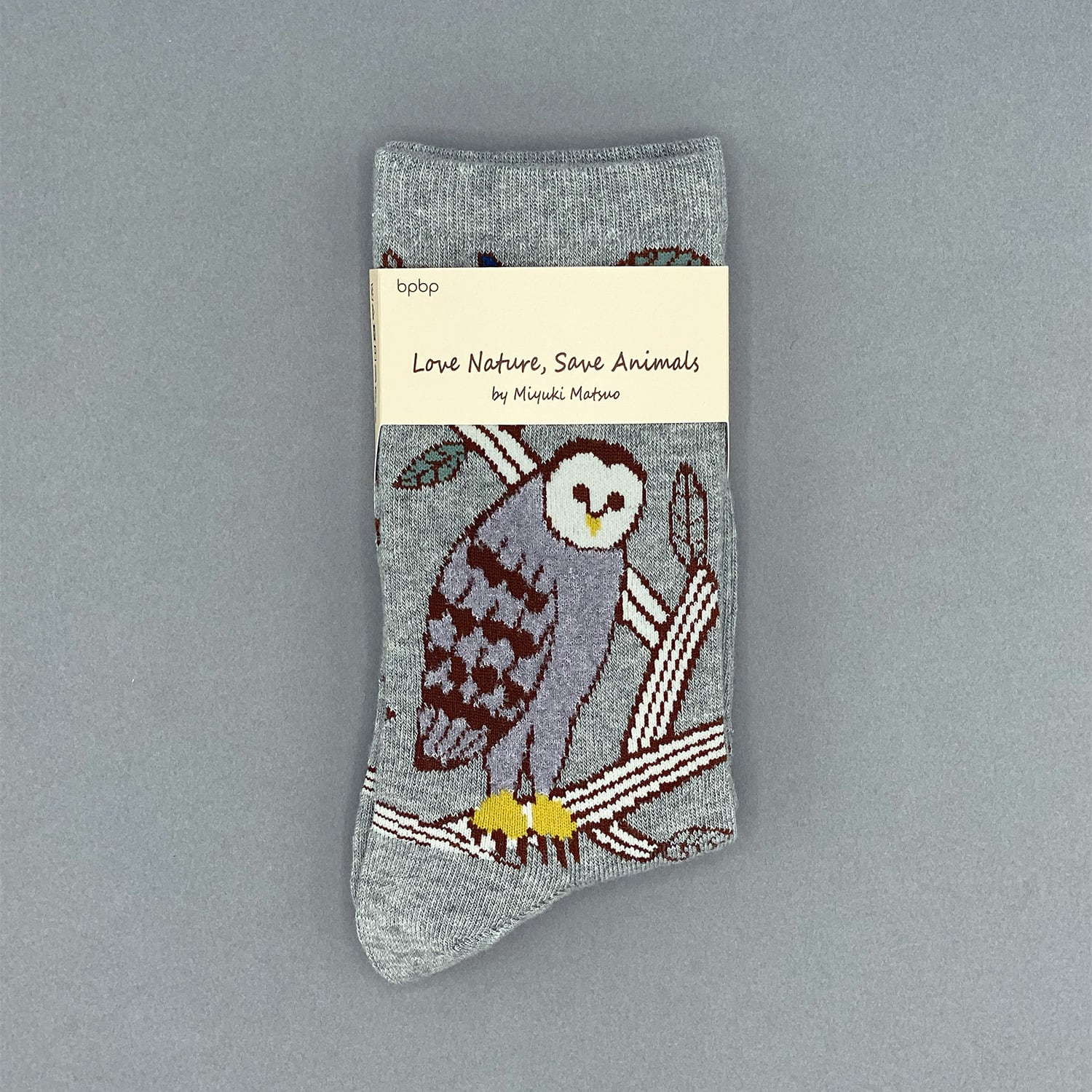 Miyuki Matsuo】松尾ミユキ SOCKS BARN OWL メンフクロウ ソックス | bpbp