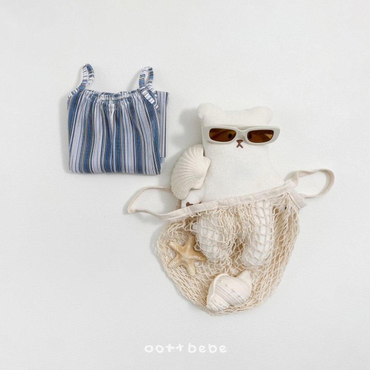 [oottbebe] Twinkle Pleats Overalls (Kids) / [오뜨베베] 트윙클플리츠오버롤(키즈)
