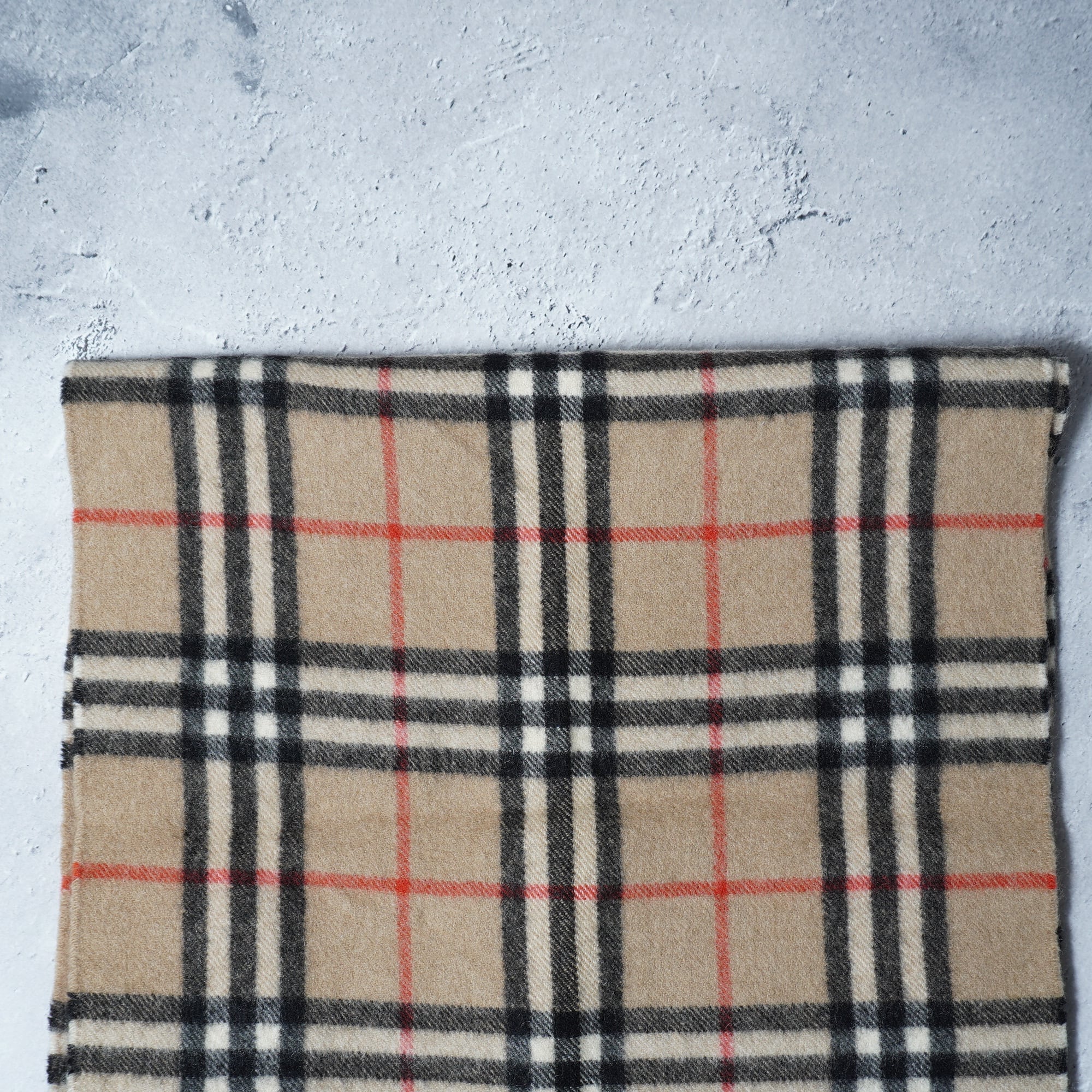 BURBERRY】バーバリー CASHMERE100%ノバチェックマフラー beige | MIXHIVE