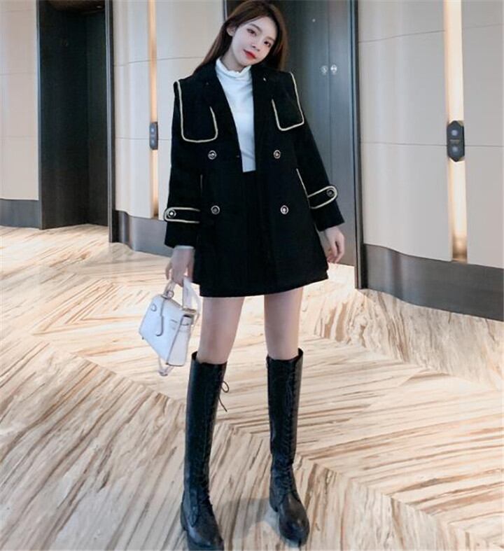 チェスターコート 短いスタイル タイドファッション ゆったりする 暖かい 厚手 長袖