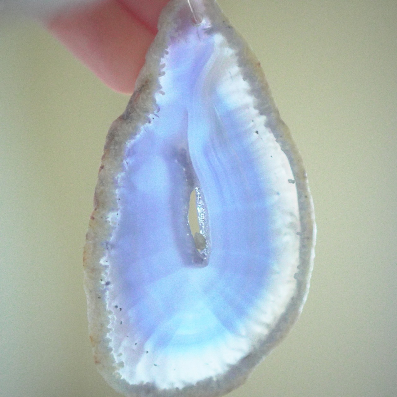 Blue Splash - アゲートヒーリングチャイム / Agate Sun Catcher Wind Chime 998