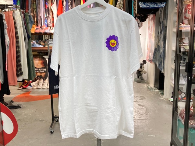 J.BALVIN × TAKASHI MURAKAMI MORBO FLOUR TEE LARGE WHITE 40KF6678