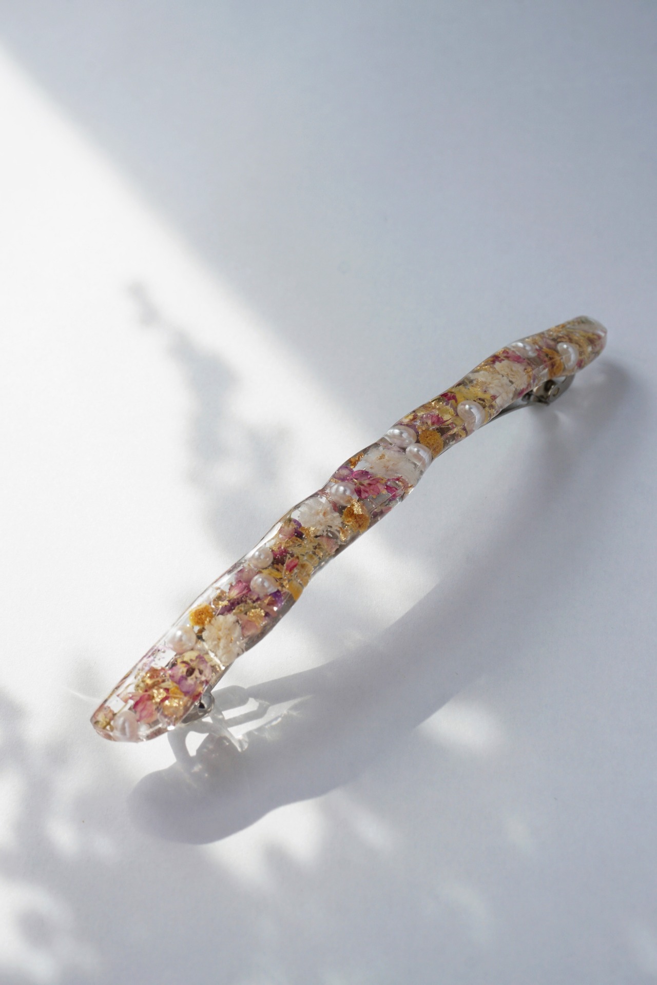 ロングフラワーバレッタ①