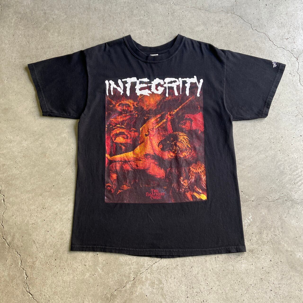 INTEGRITY ハードコアパンク バンドTシャツ メンズL 古着 バンT