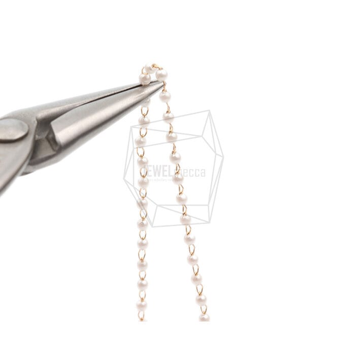 CHN-037-G【95ccm】パールチェーン/pearl chain/95ccm | jewelmecca