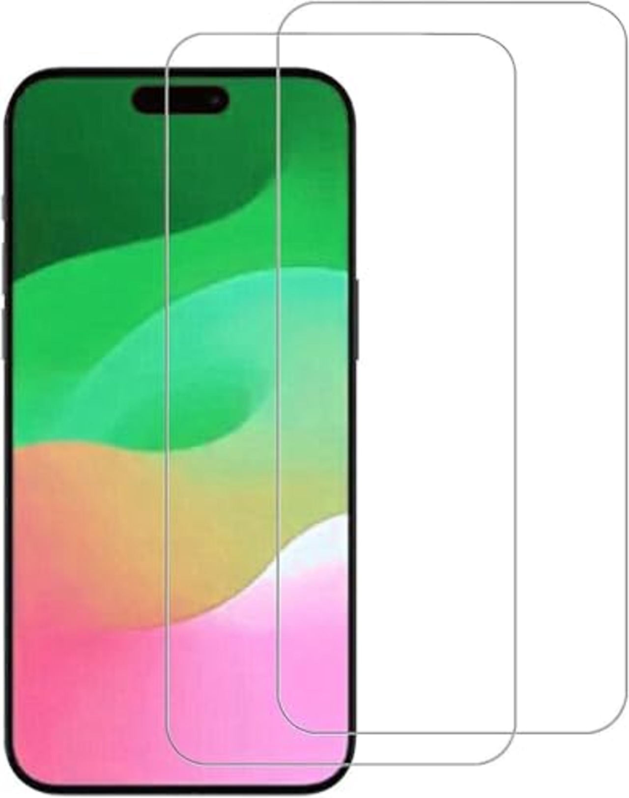 適用 iPhone 15/適用 iPhone15 Pro ガラスフィルム iPhone15 Pro 用 強化ガラス【2枚セット】指紋認証対応 日本素材製 ガラスカバー 極薄 高透過率 耐指紋 撥油性 2.5Dラウンドエッジ加工 硬度9H/高透過率/自動吸着 適用 iPhone 15 保護フィルム