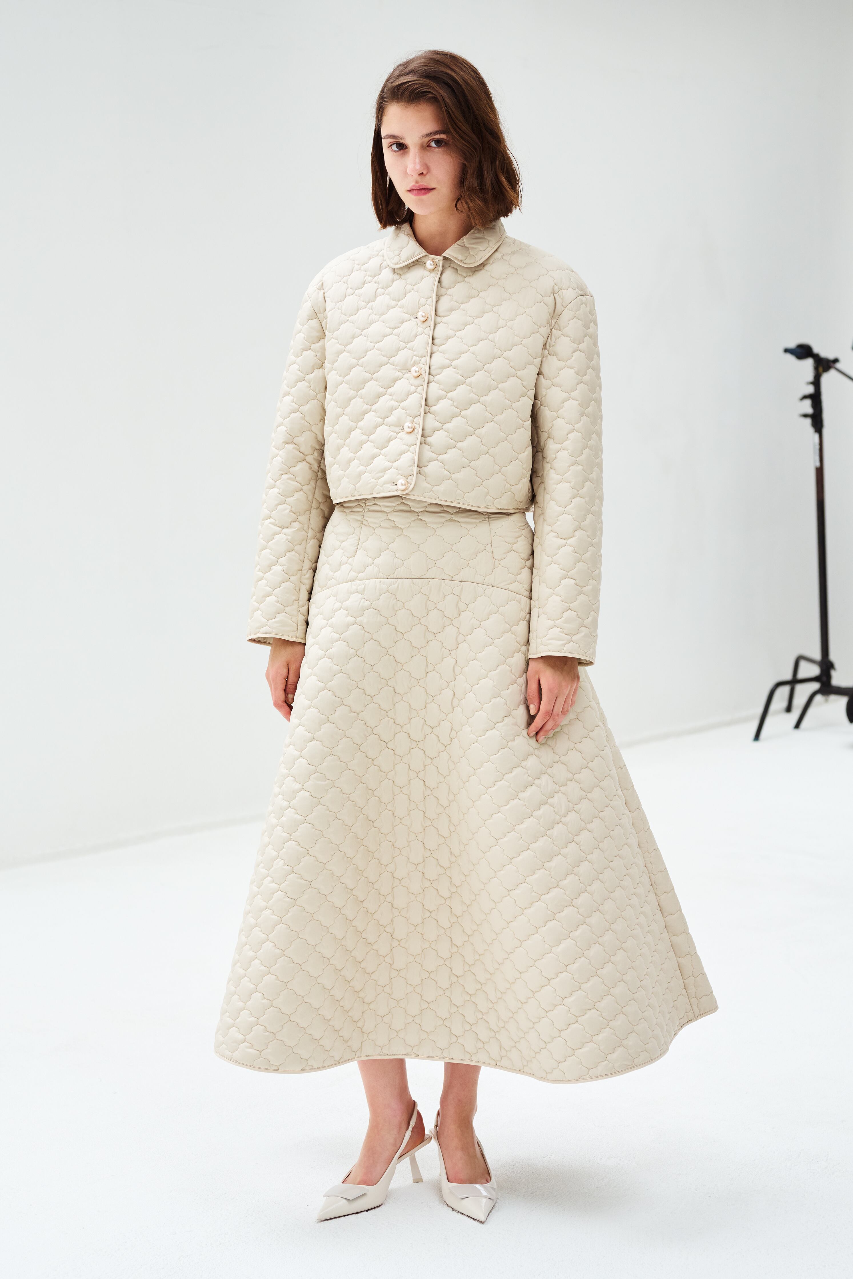 未使用★AMICA kids★ヴォヤージュスカート★VOYAGE SKIRT★ VOYAGE SKIRT BEIGE | AMICA・kids