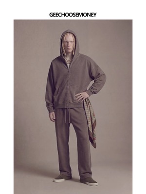 Geechoosemoney ベーシック ヘビーウォッシュ スウェットセットアップ