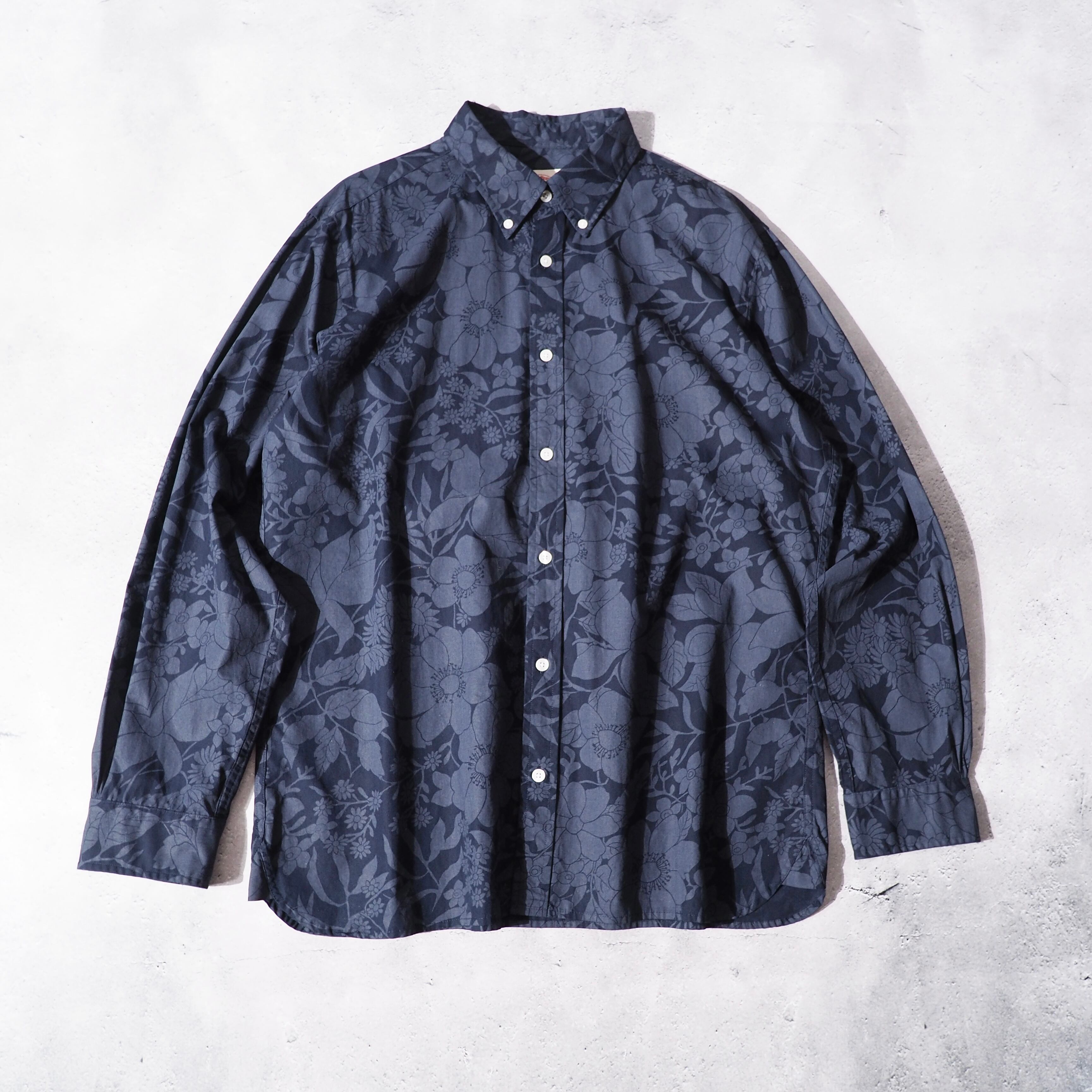 ” Brooks Brothers ” Flower printed cotton button down shirt