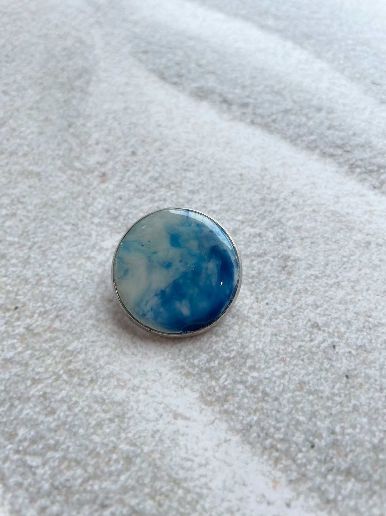 海洋プラピンブローチ　＜大＞　PB-B-04