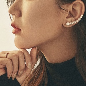 pearl line ear cuff＜a1521＞