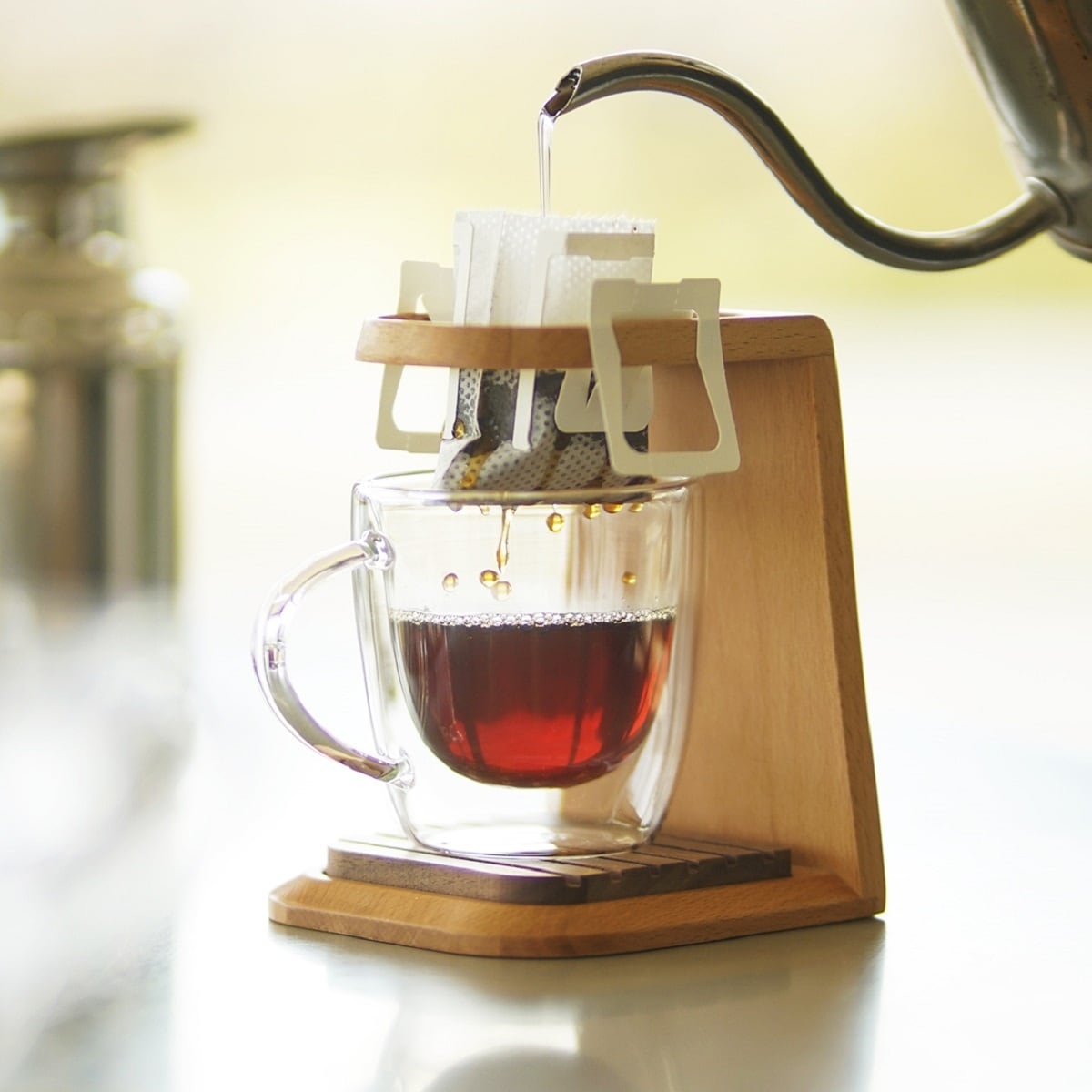 ドリッパースタンド コースター付き 木製 TOSMU | TOSMUオンラインストア