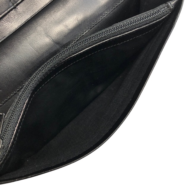 CELINE セリーヌ マカダム 財布 ブラック レザー 長財布 vintage ヴィンテージ オールド 6tcpik