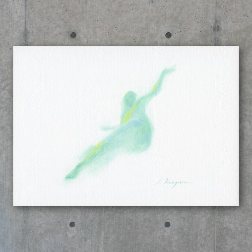 舞う人 oil-#8