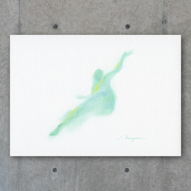 舞う人 oil-#7