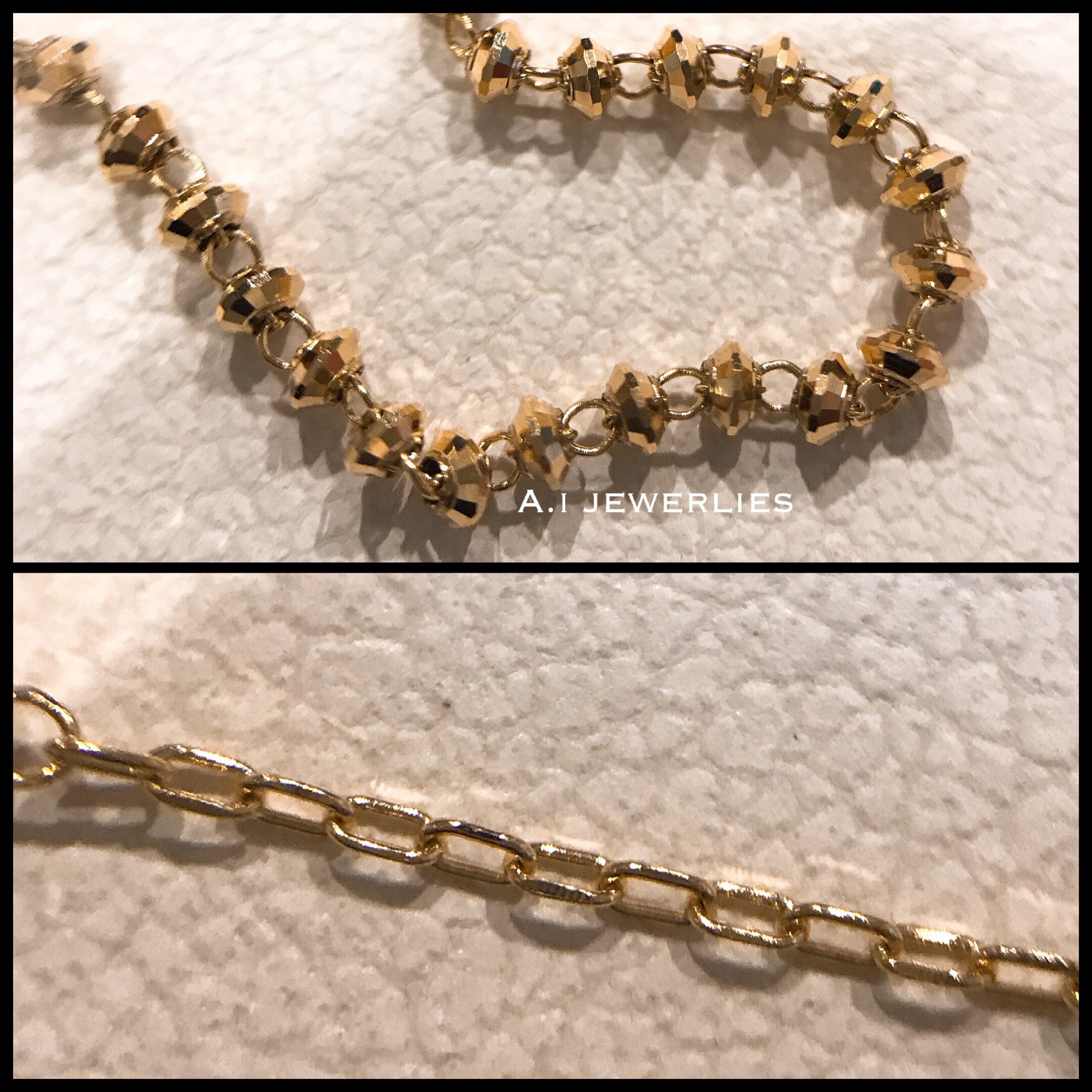 ネックレス 18金 定番 80センチ ロング ネックレスチェーン シャイニー レディース K18 Long Necklace 80cm With Cut Ball Shiny A I Jewelries エイアイジュエリーズ