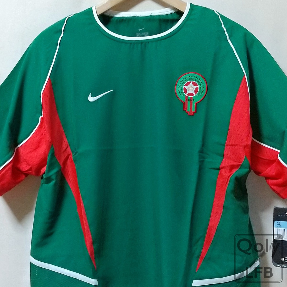 モロッコ代表 2002 Nike ホーム半袖 ユニフォーム（インポートM 