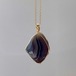 バンデッド グレー アゲート　女神巻きペンダントトップ　Banded gray agate pendant
