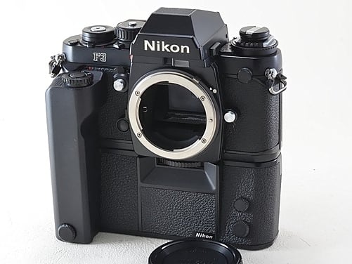Nikon F3 アイレベルボディ MD-4 モータードライブ MF-14データパック付 ニコン（22285）  サンライズカメラーSunrise Cameraー
