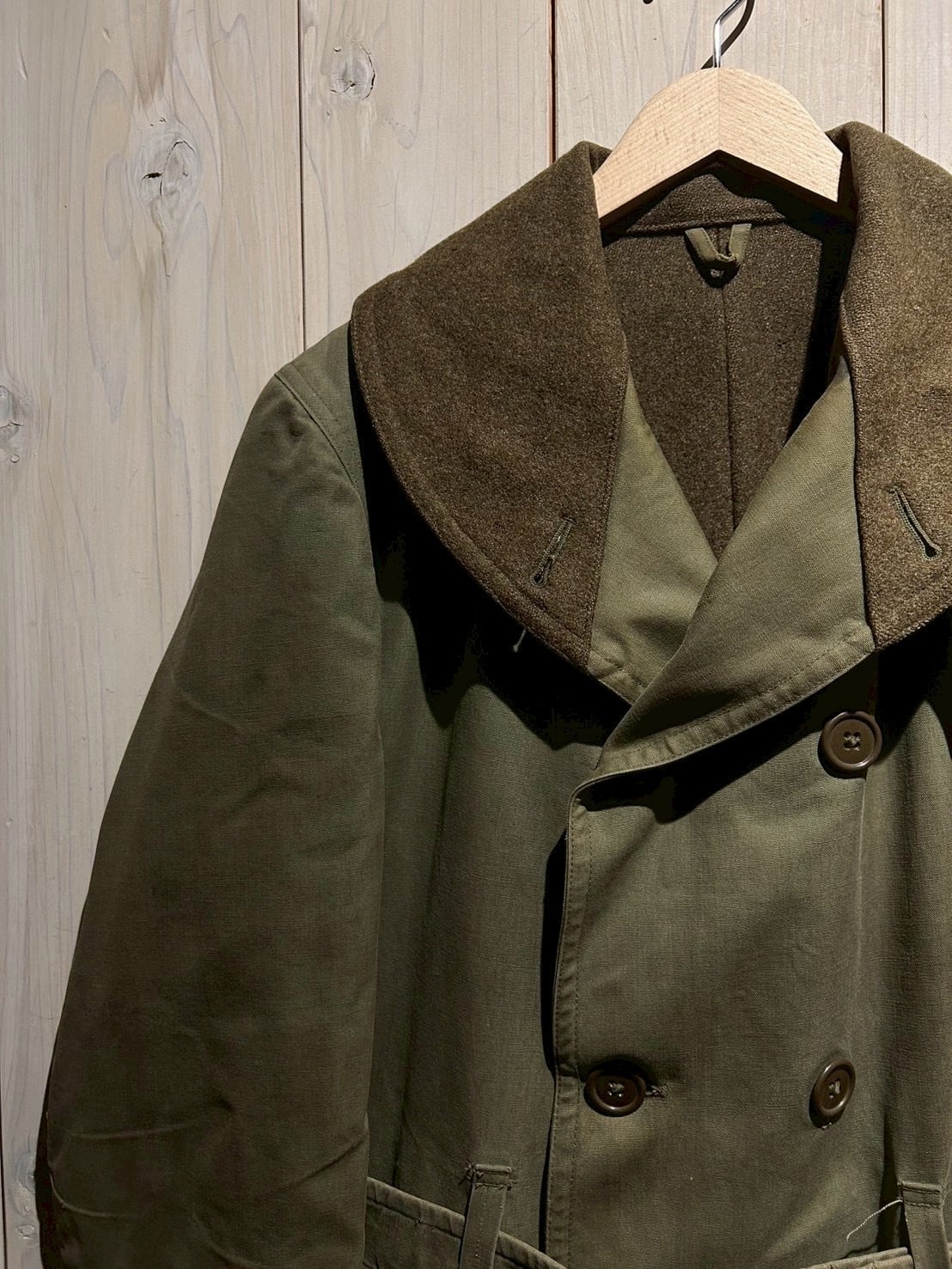 a.k.a.C.a.k.a vintage】40's Vintage U.S. Army M-38 Mackinaw Coat