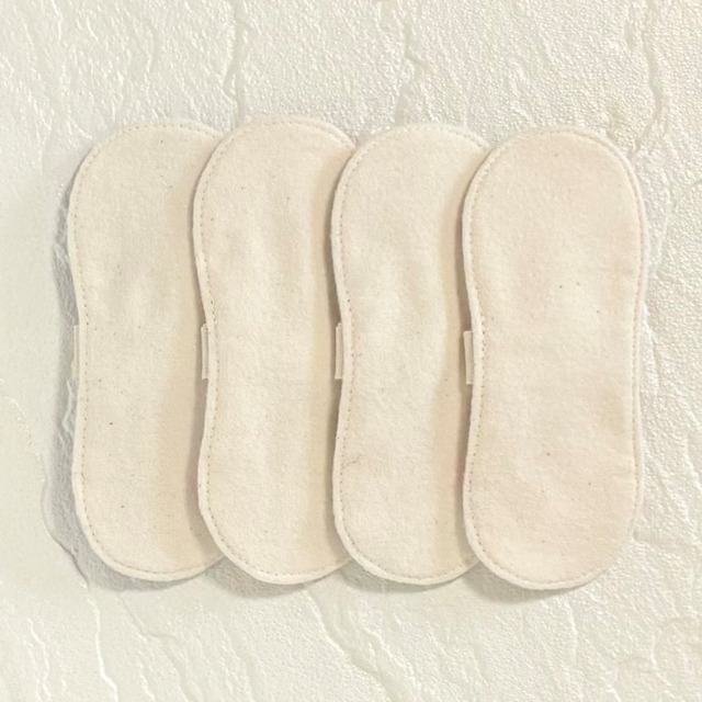 布ライナー 4枚セット フランネル 無添加・無漂白 362