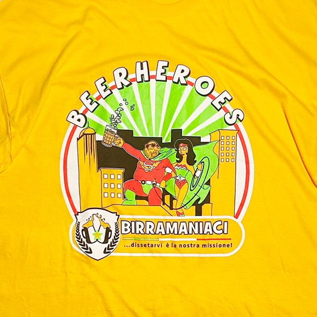 【IMPORT古着】BEERHEROES TEE (size XXL)