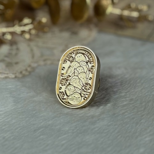 【縦30㎜×横19㎜】ヘッド　シマエナガたち　＃SWH-222