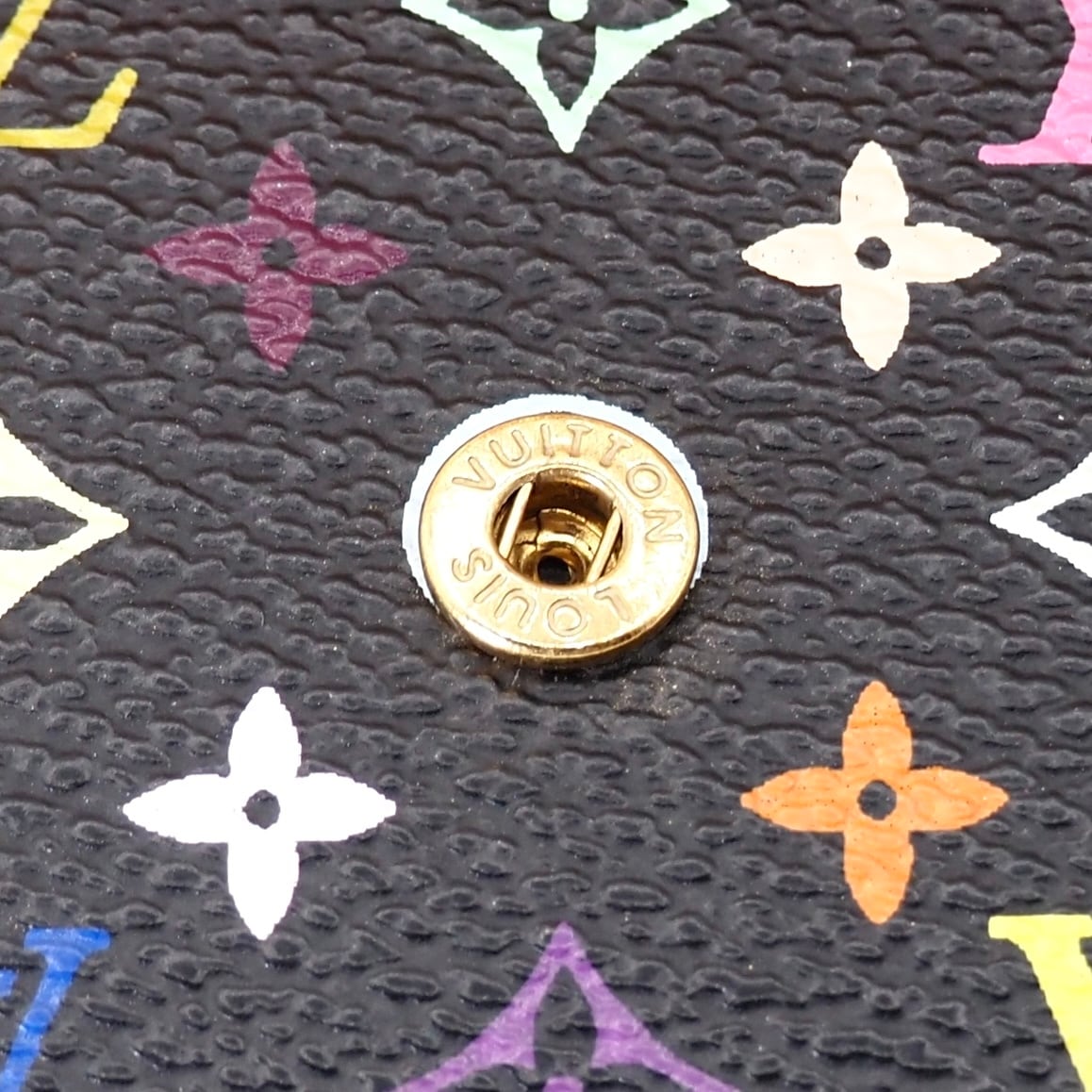 LOUIS VUITTON モノグラムマルチカラー ポルトモネ・プラ 財布 ルイ