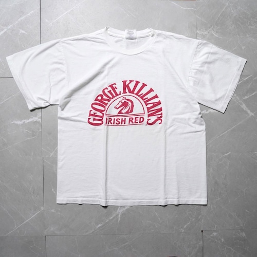 GEORGE KILLANS Tシャツ 酒T ウイスキー XLサイズ 90s 半袖 ホワイト メンズ GEORGE KILLANS Tシャツ 酒T ウイスキー XLサイズ 90s 半袖 ホワイト メンズ