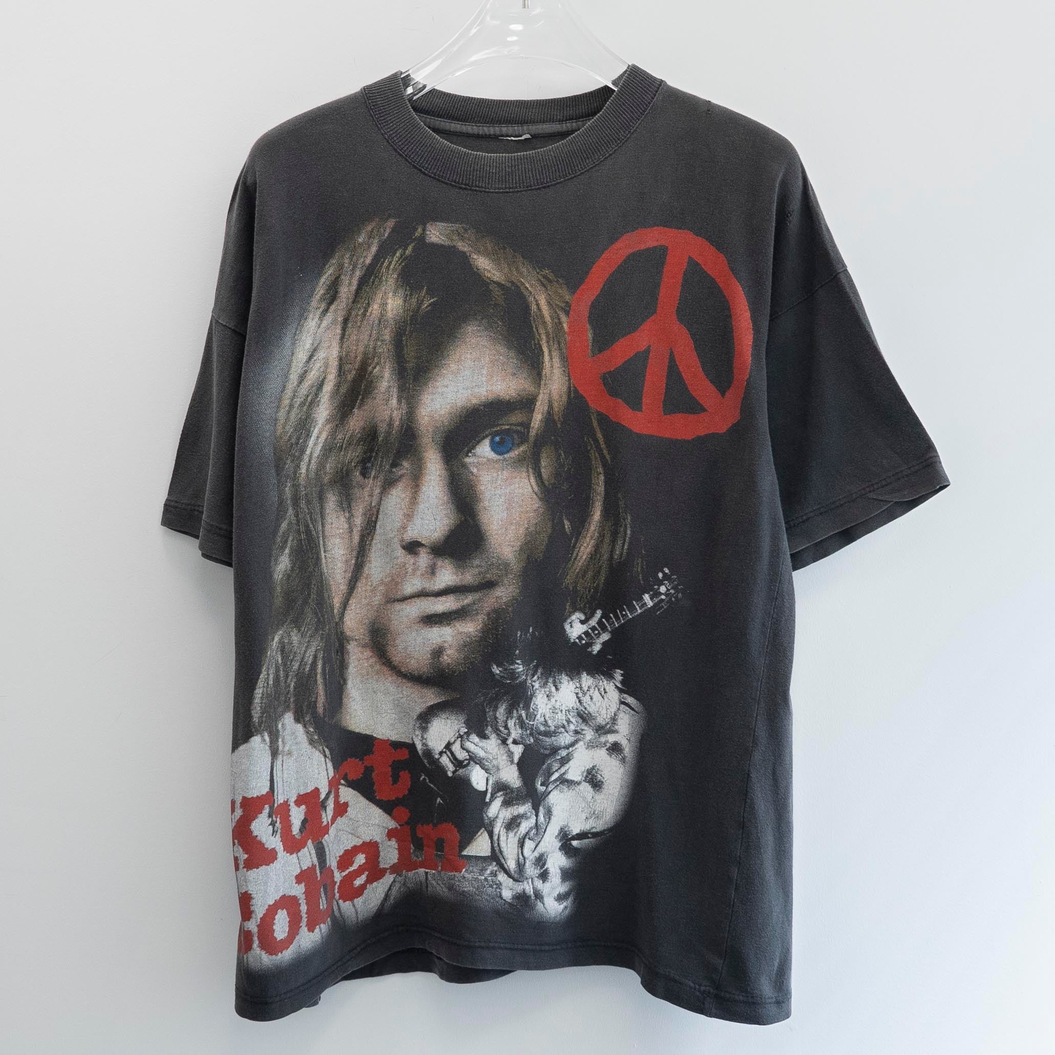 Nirvana " Kurt Cobain Boot " Cut Tag Fits XL【E4-97】