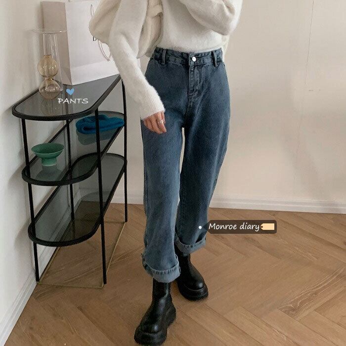 ジーンズ レディースルーズパンツ 薄手スプリング 春物 モンロー45221714683