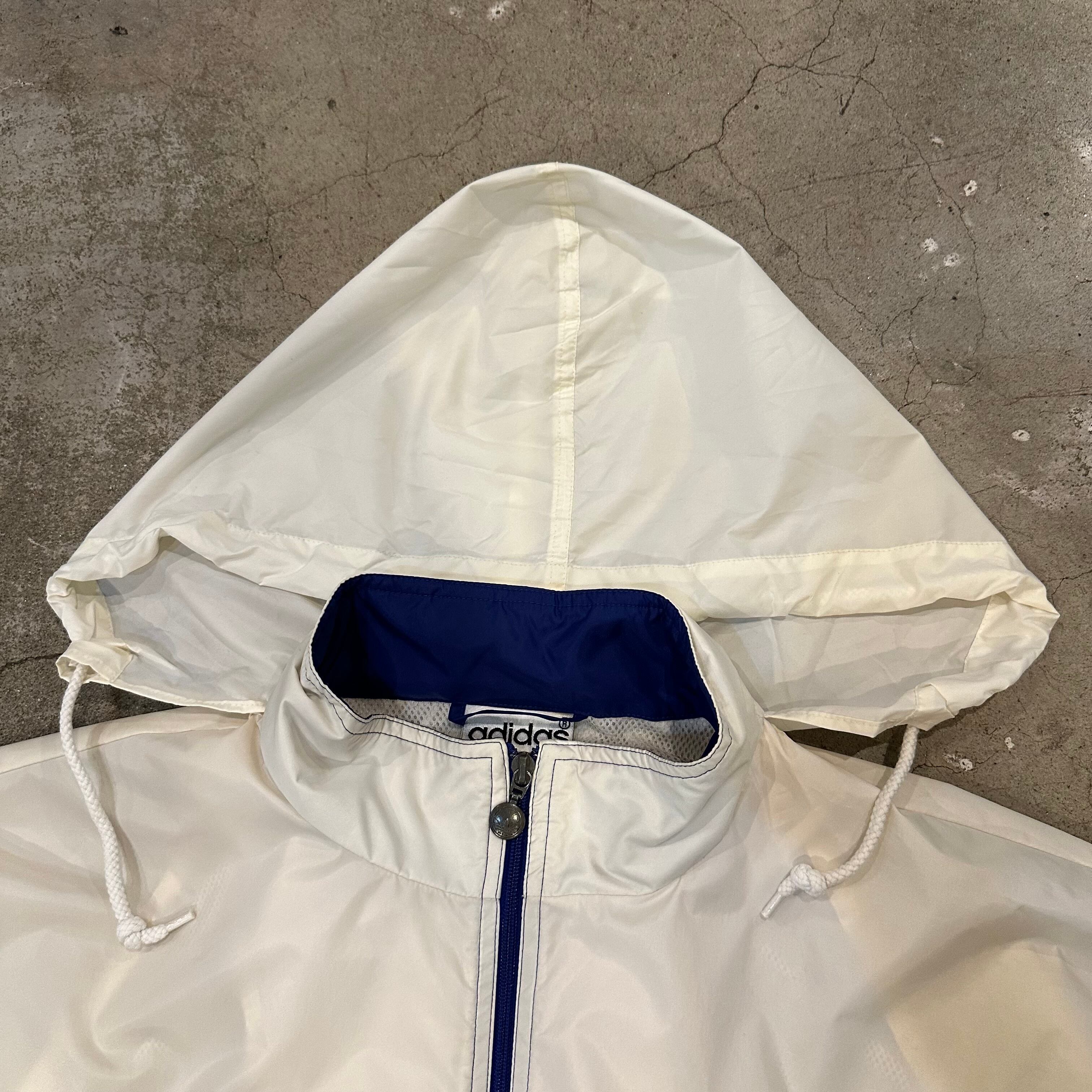 90s adidas logo embroidery nylon zip up design jacket | 仙台 古着