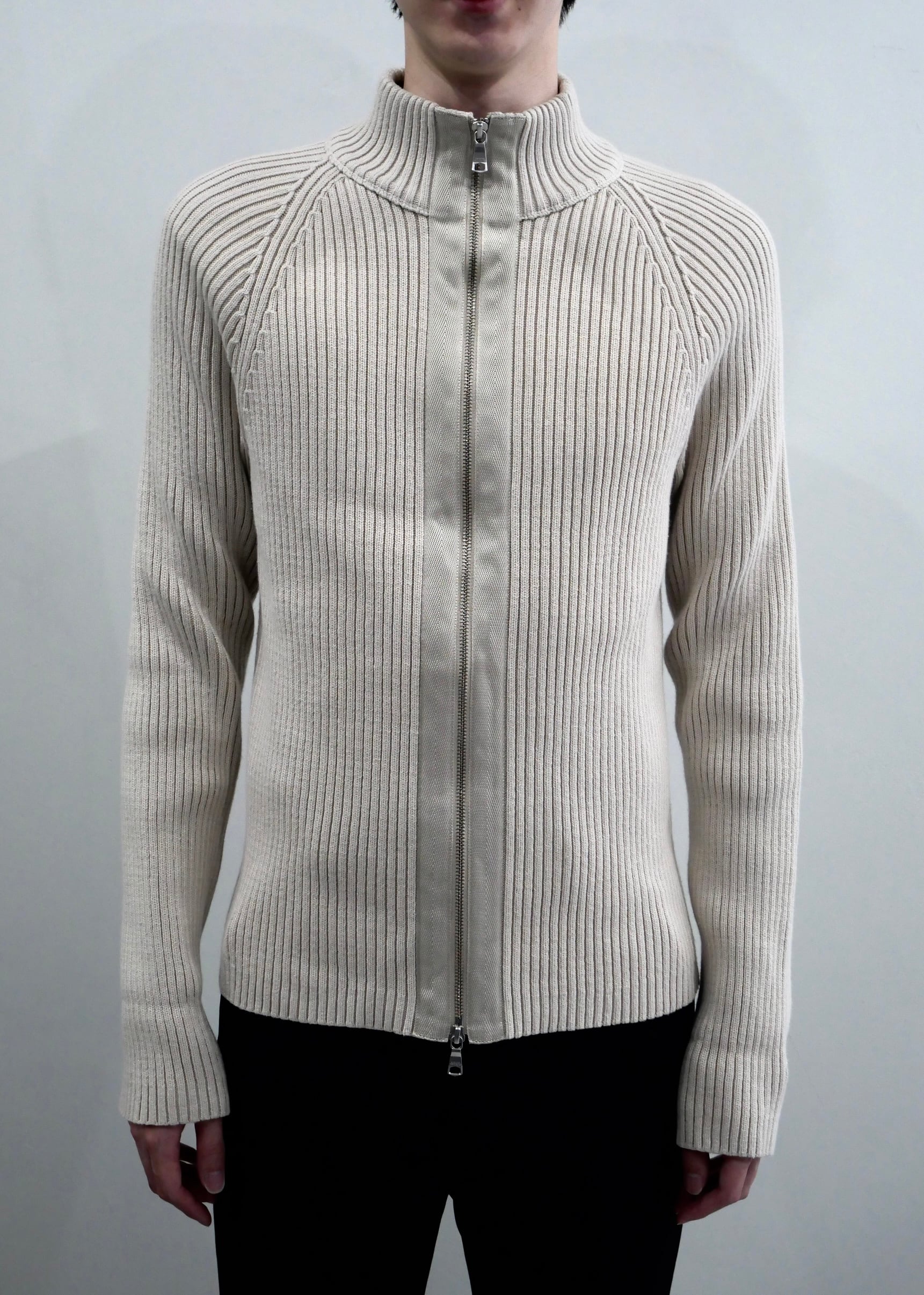 double zip drivers knit