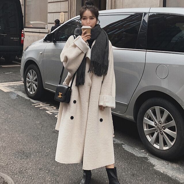 コート レディース アウター もこもこ オーバーシルエット オフ