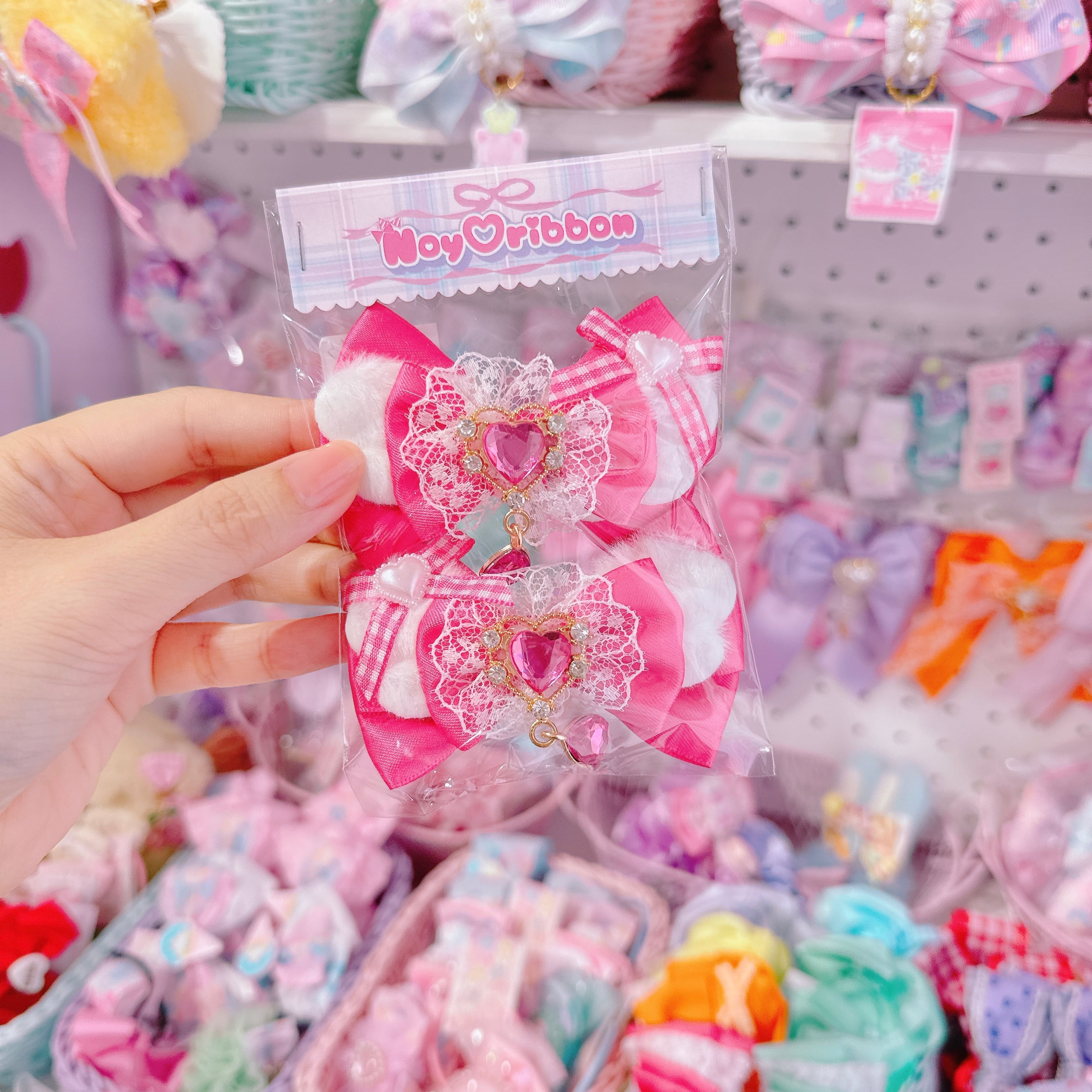 【F7】60-65推し活ツインヘアクリップ