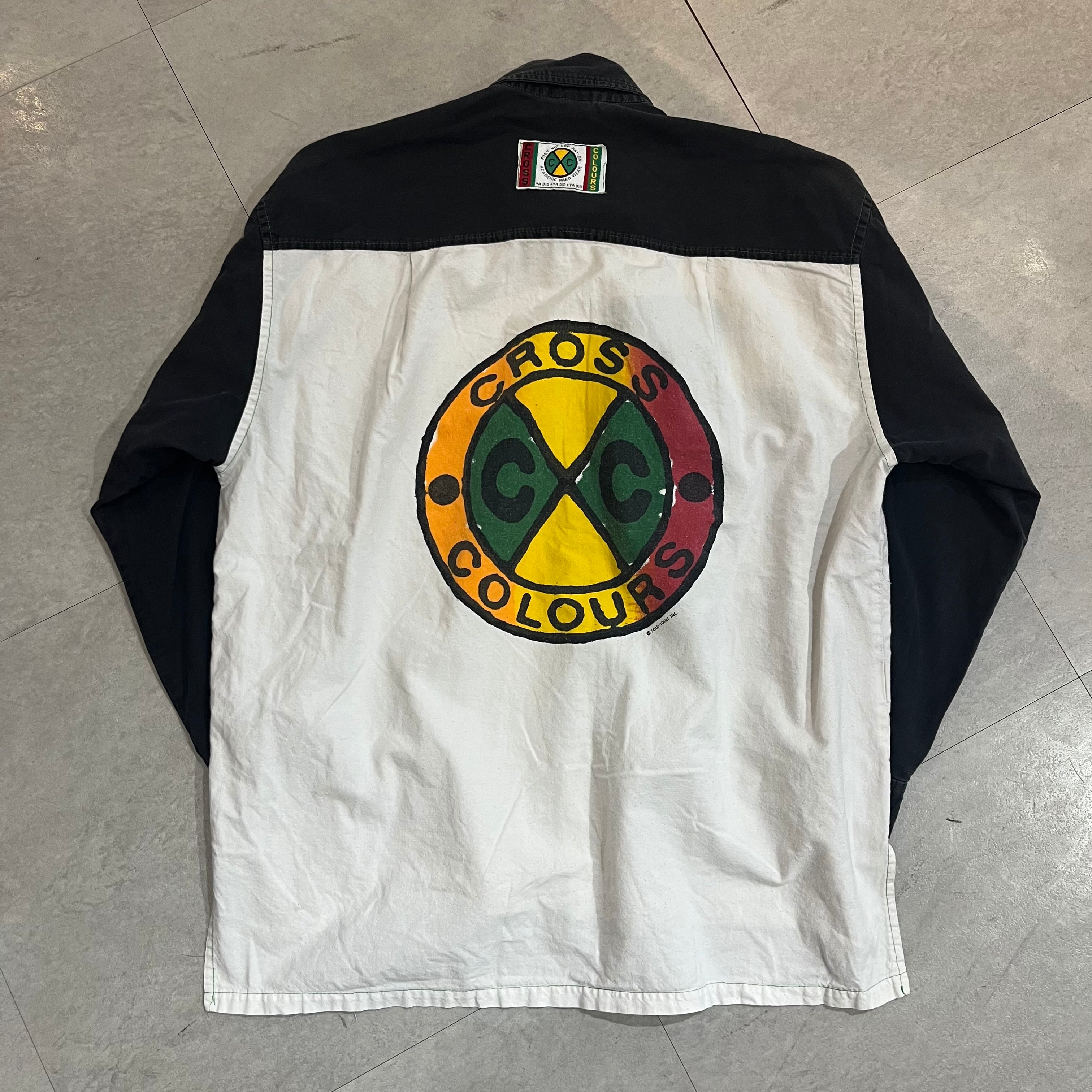 size : L【 CROSS COLOURS 】クロスカラーズ 長袖シャツ デザイン