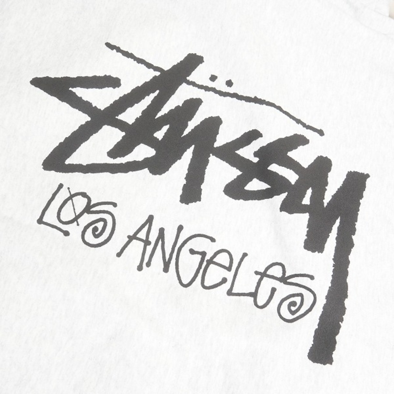 Size【M】 STUSSY ステューシー STOCK LOS ANGELES HOOD ASH HEATHER 