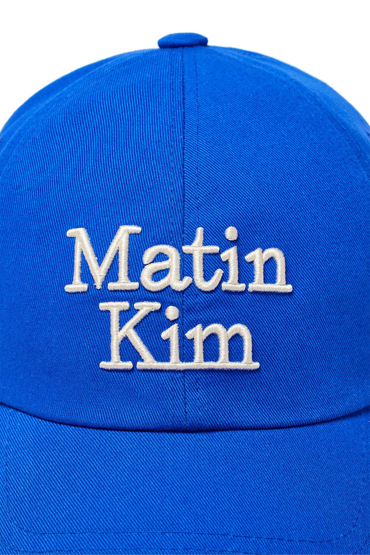Matin Kim] MATIN VOLUME LOGO BALL CAP IN BLUE 正規品 韓国ブランド