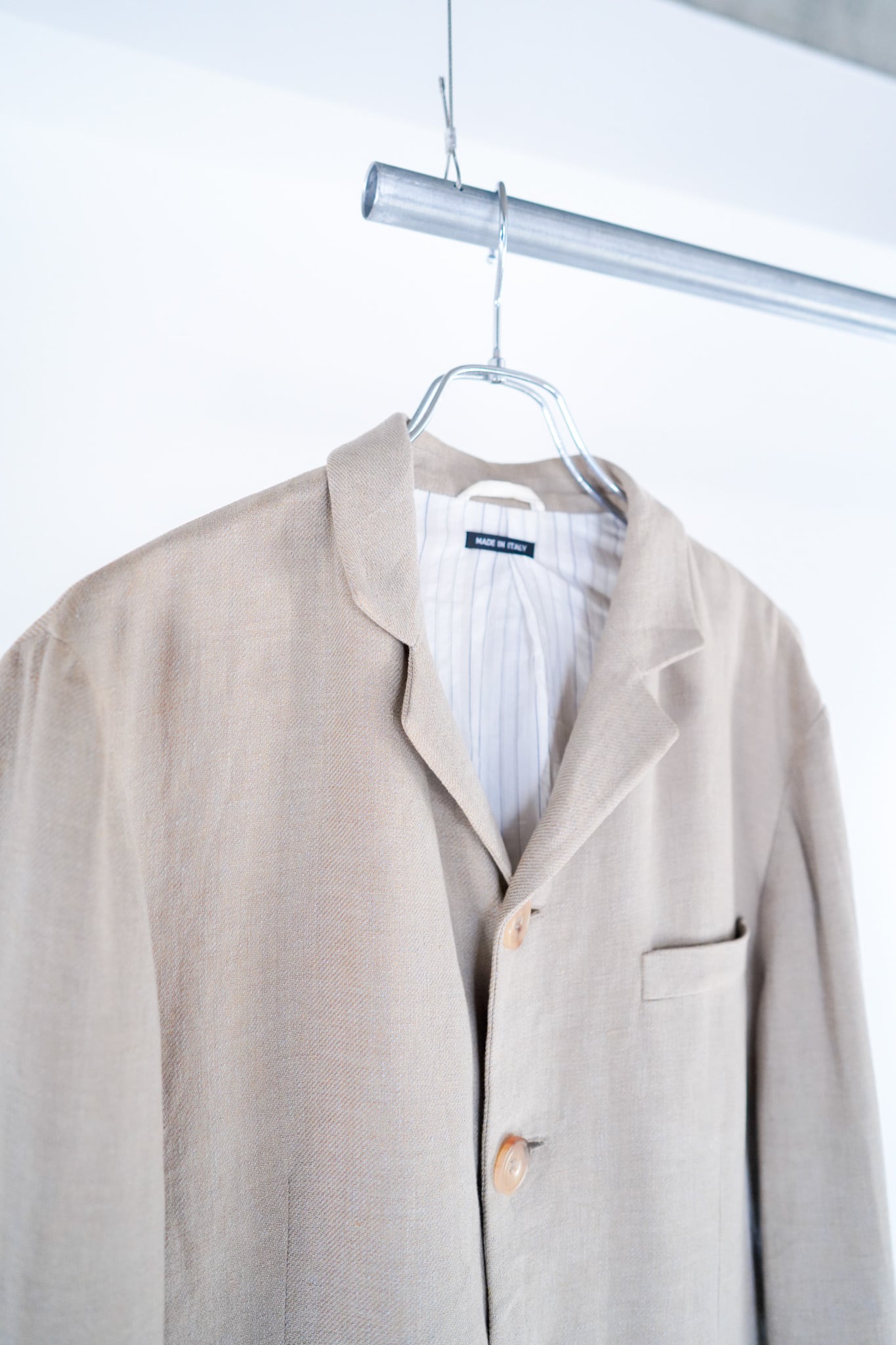 italy製 giorgio armani レーヨンシャツジャケット 1990s】