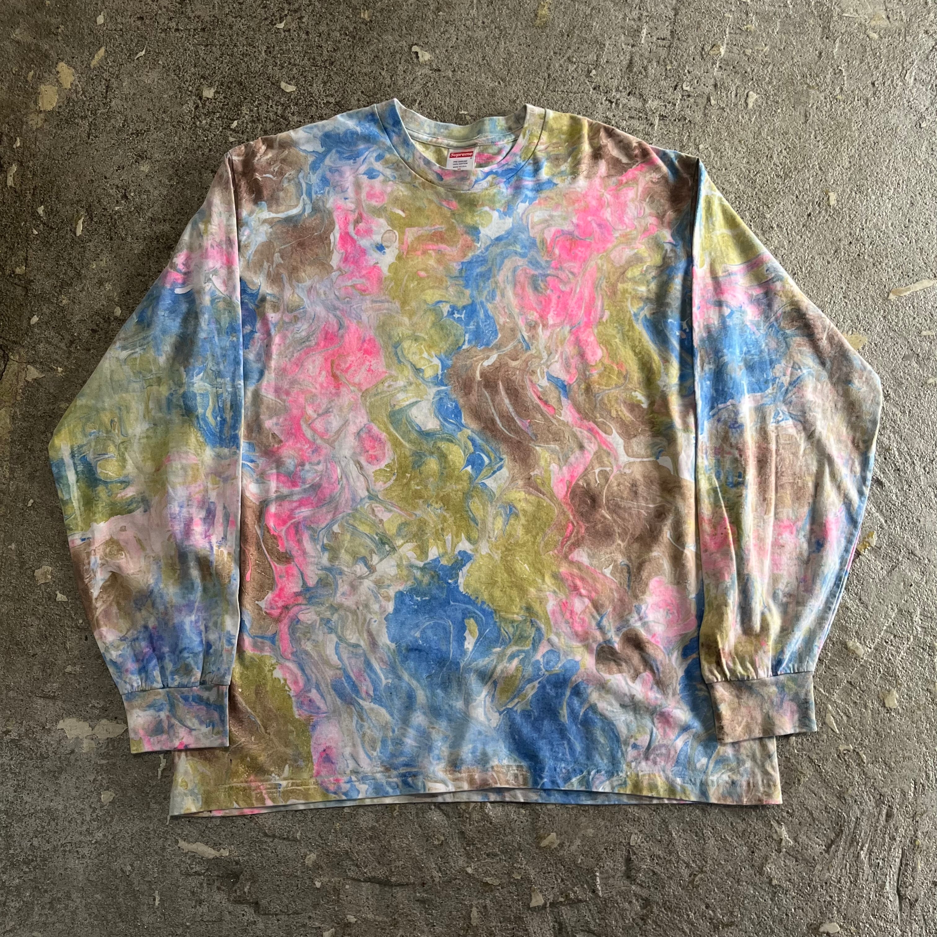 00s SUPREME L/S blanc T-shirt 