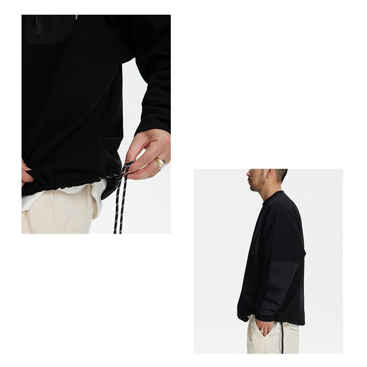 ★ROUND NECK LONG SLEEVE TOP　　　A0452