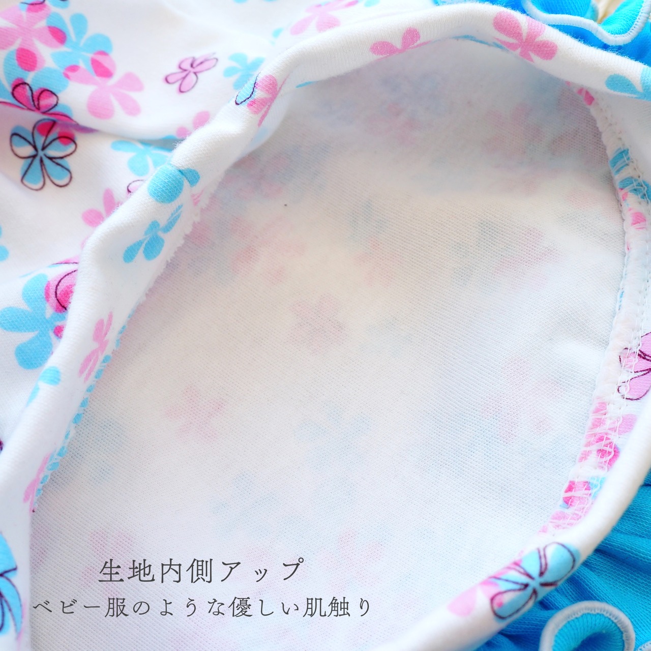 Blue×Flower ꕤ 華やかワンピ