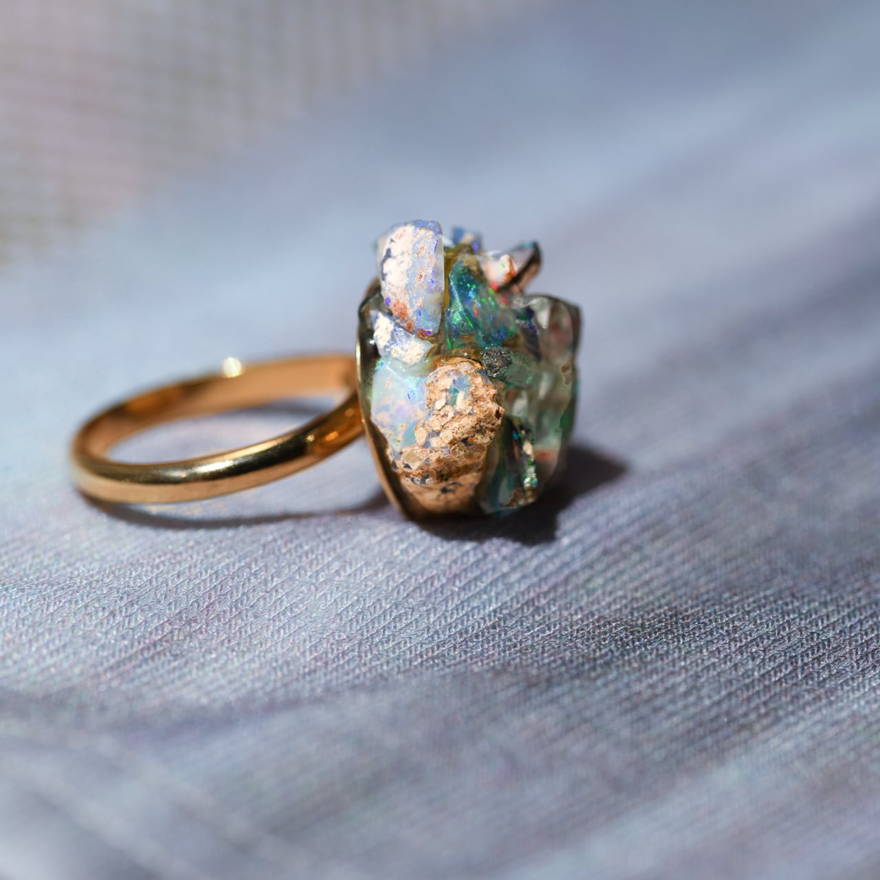 001 Water Lilies Collection】 Integration Ring エメラルド 001 Water Lilies Collection】 Integration Ring エメラルド