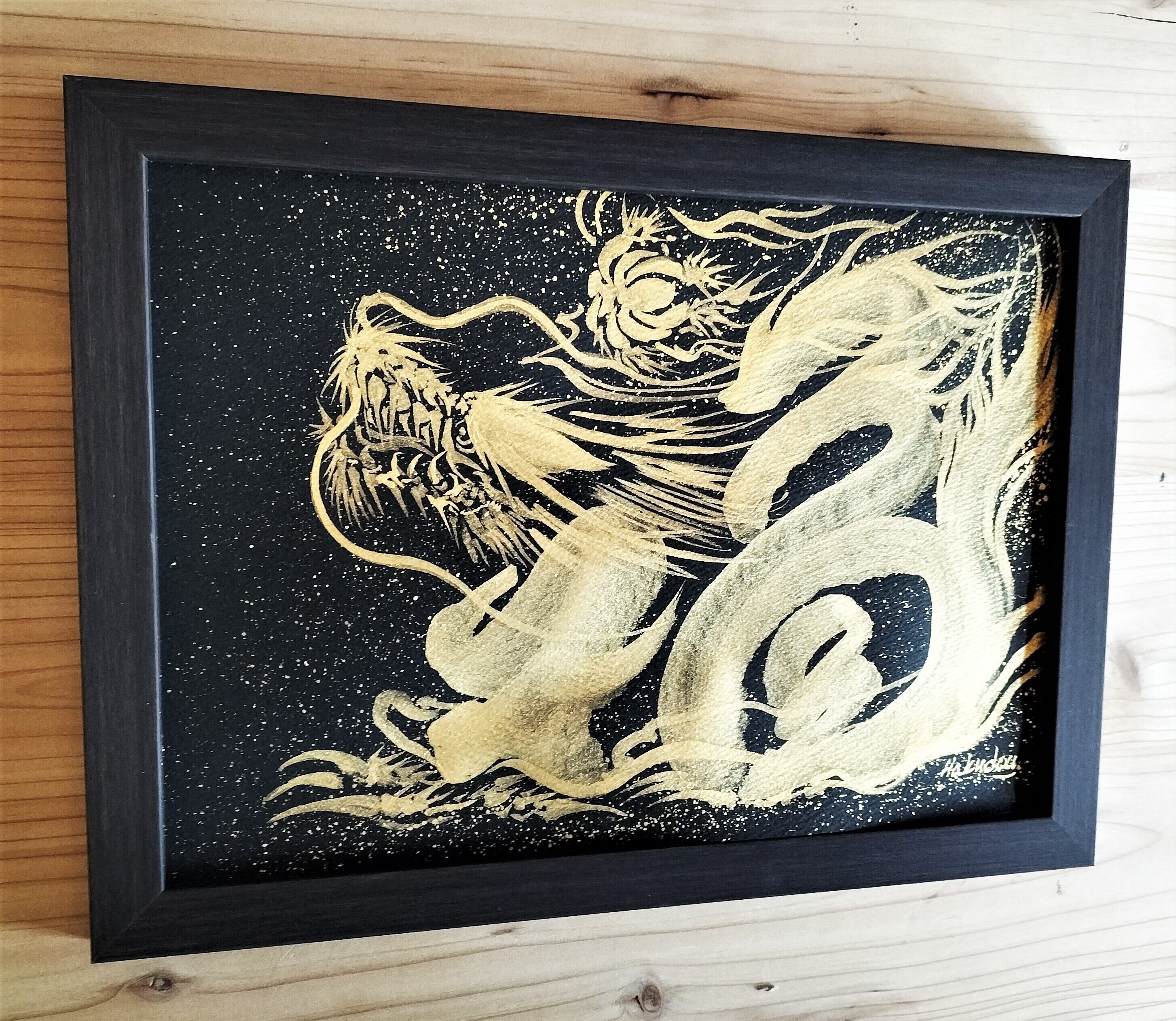 絵師白道【真作】『龍神』現代水墨画家 岐阜県生まれ 共箱 掛軸24111720 絵師白道【真作】『龍神』現代水墨画家 岐阜県生まれ 共箱 掛軸