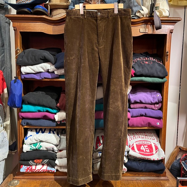 1990's POLO ralph lauren corduroy pants W34L32 SRILANKA製  D1214