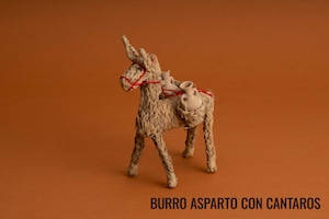 ARTESANIA SAN JOSE BURRO ESPARTO CON CANTAROS/アルテザニア・サンホセ/スペイン伝統品/オブジェ/ギフト
