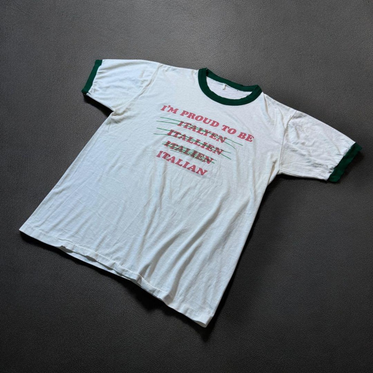 80s 90s Vintage ヴィンテージ リンガーTシャツ シングルステッチ 古着 - 2