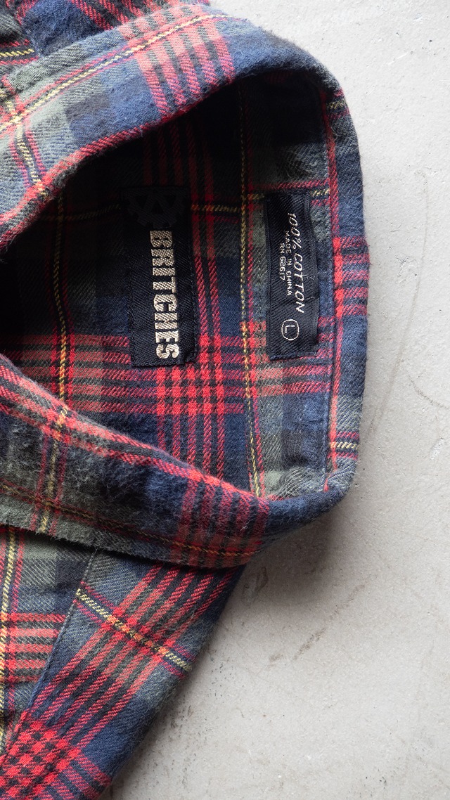 "BRITCHES" 1990s Tartan check shirt