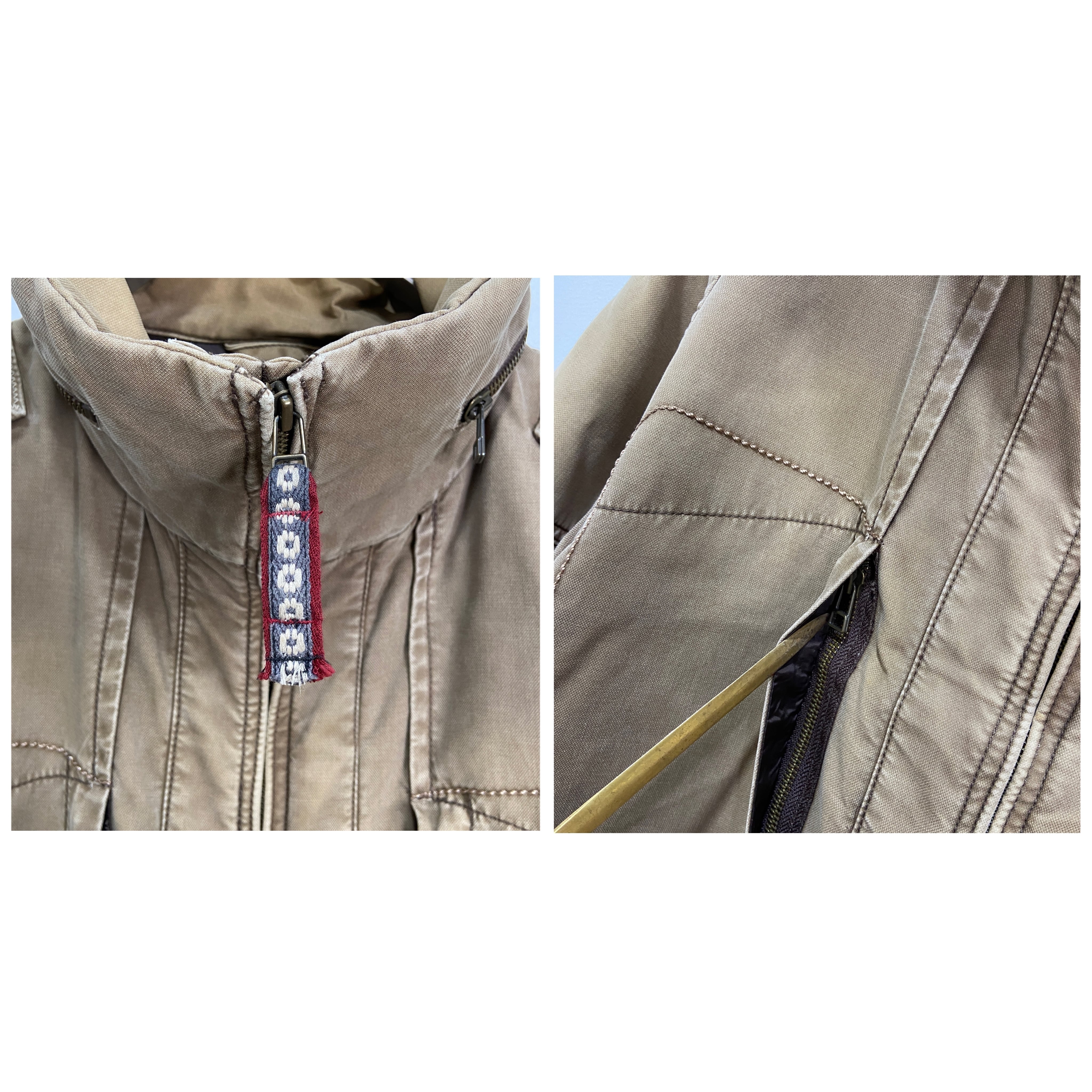 マリテフランソワジルボー ダックコットンジャケット フェード